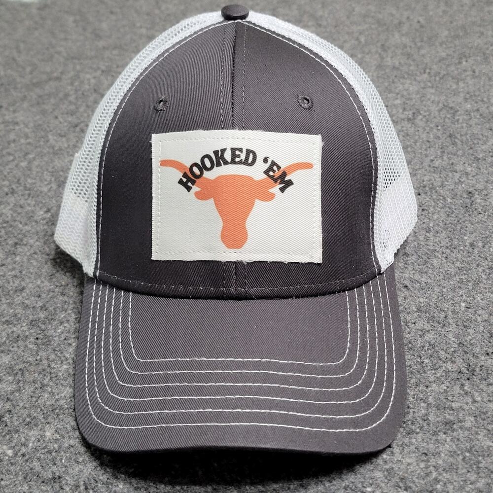 Texas Longhorns Hat Cap Mens Gray White Trucker Snapback Class Of 2025 Adult
